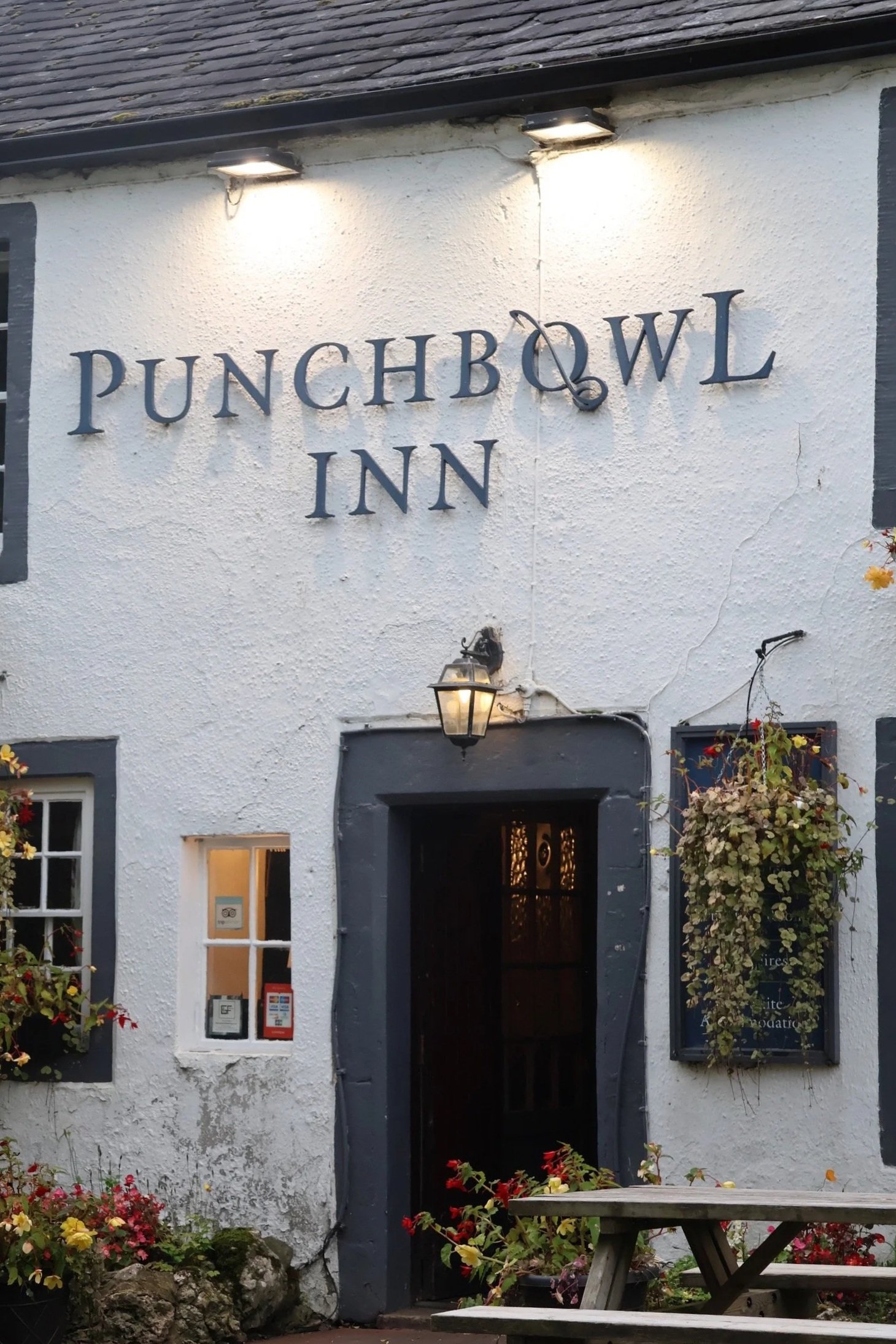 The Punchbowl Inn in Askham during the search